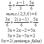 EQUAÇÃO COM FRAÇÃO - RESOLUÇÃO DE EXERCÍCIOS DE EQUAÇÃO DO 1 GRAU COM FRAÇÃO  - Matemática