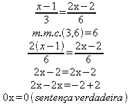 EQUAÇÃO DO PRIMEIRO 1º GRAU COM FRAÇÃO - EXERCÍCIOS 