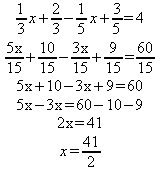 ❎ EQUAÇÃO: 1º grau com fração #matematica #tokdoenem #professora